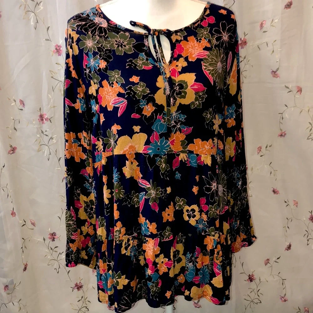 Rachel Zoe Pheasant top - Picture 2 of 7